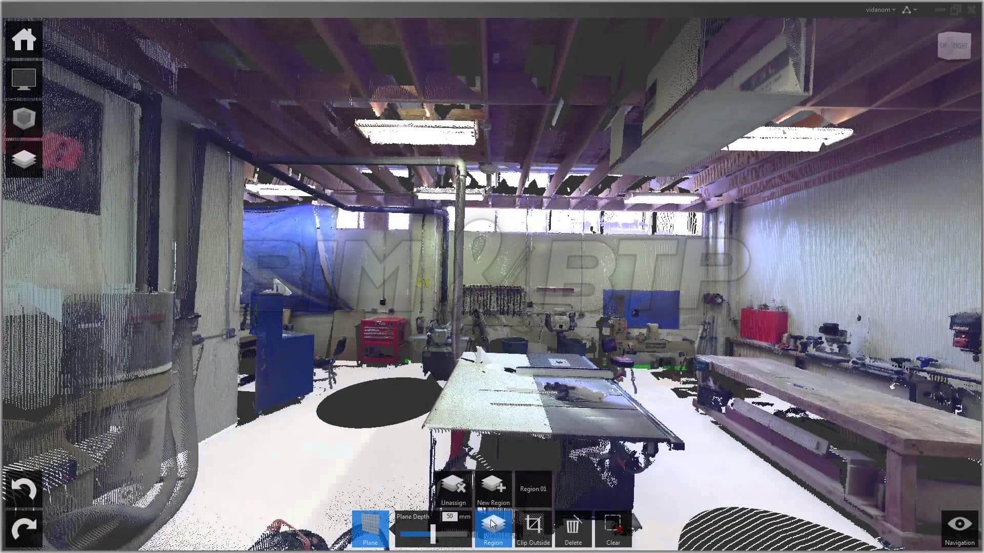 Un nuage de point obtenu par scan 3D