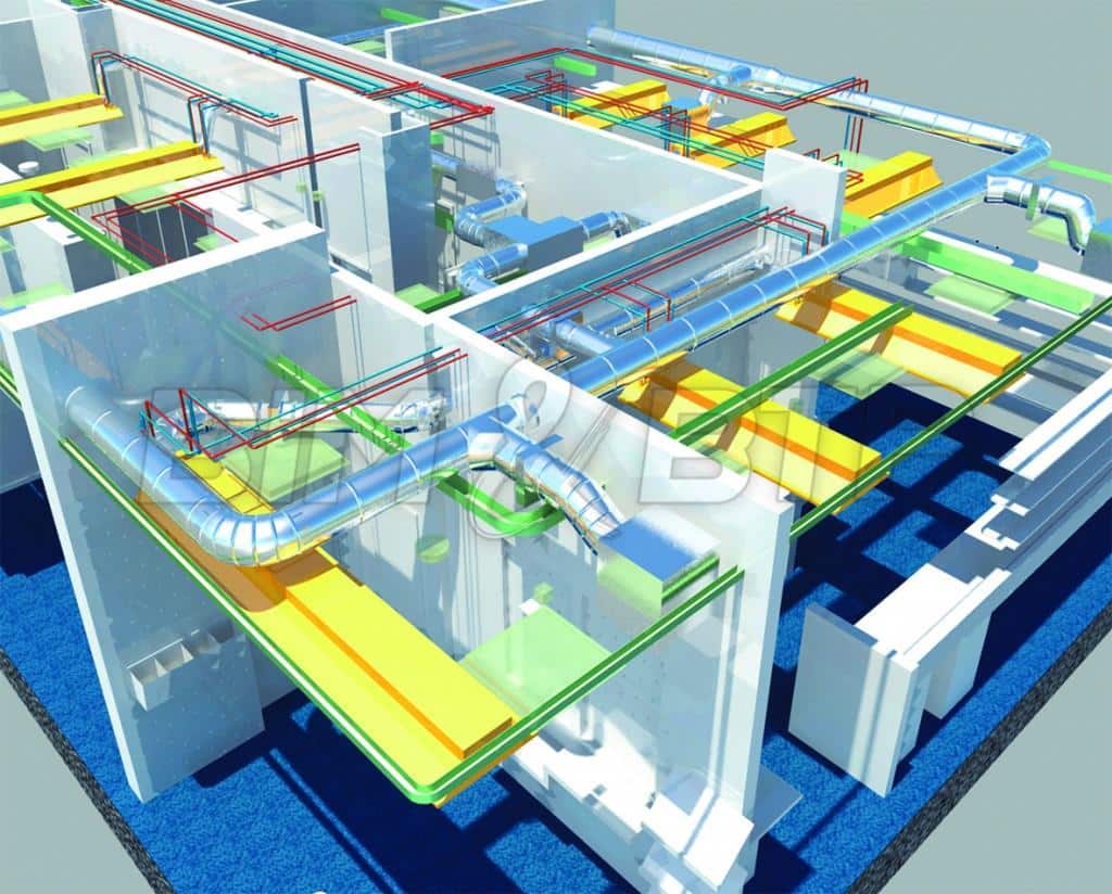 Une maquette BIM MEP