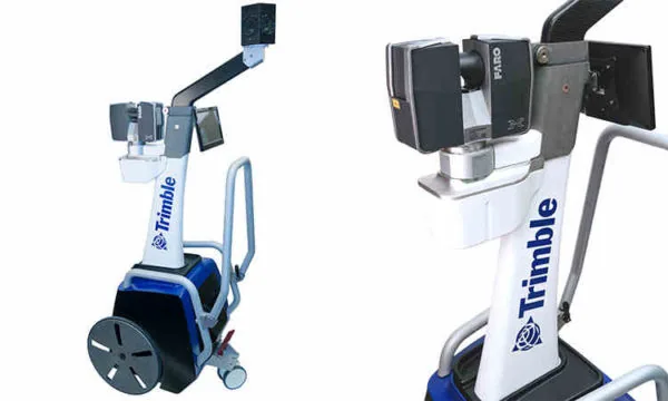 Un trolley de numérisation 3D - TIMMS Trimble