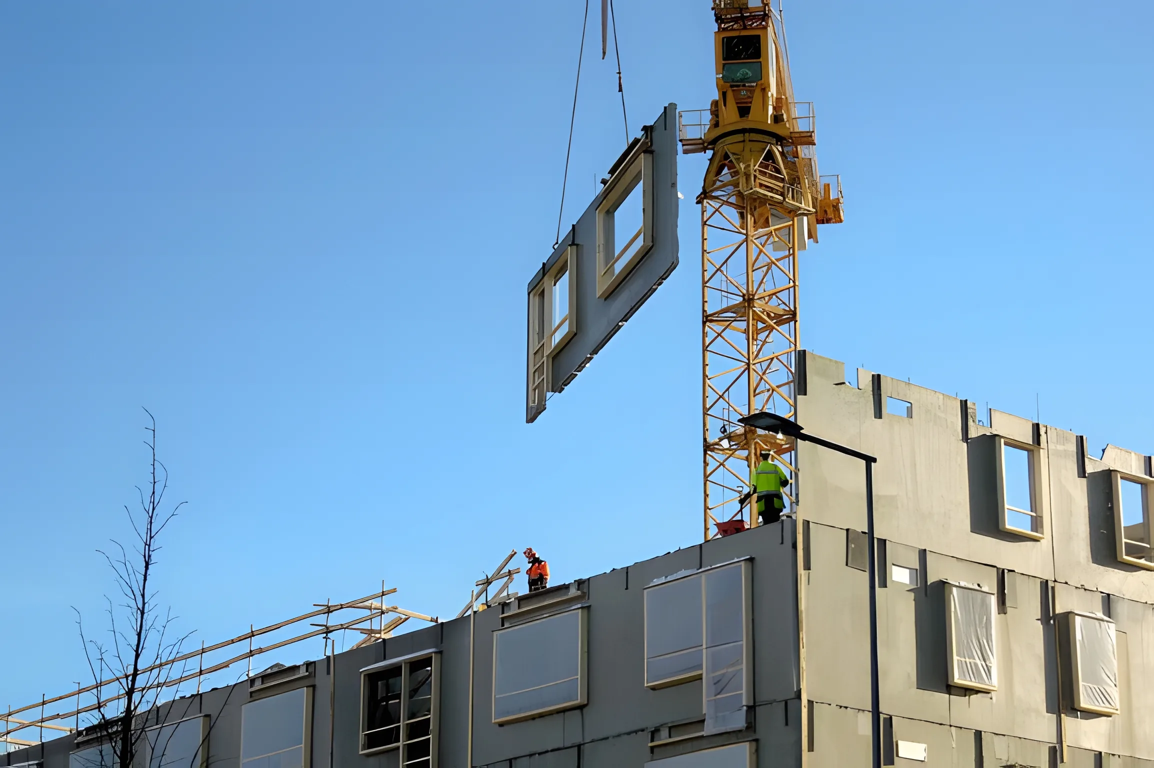 Adéquation de grue et préfabrication hors-site
