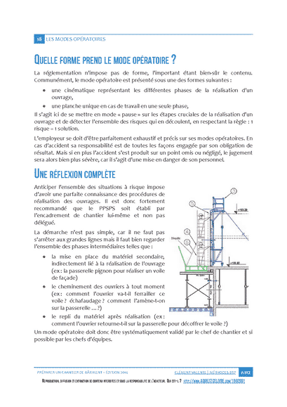 Préparer un Chantier de Bâtiment , Extrait du livre